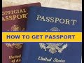 How To Get PassPort How to Get Your First Passport What Is A PassPort
